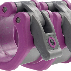 Lock-Jaw HEX 50Mm / 2" Olympic Barbell Collar - Quick Release Barbell Clamp (Purple)
